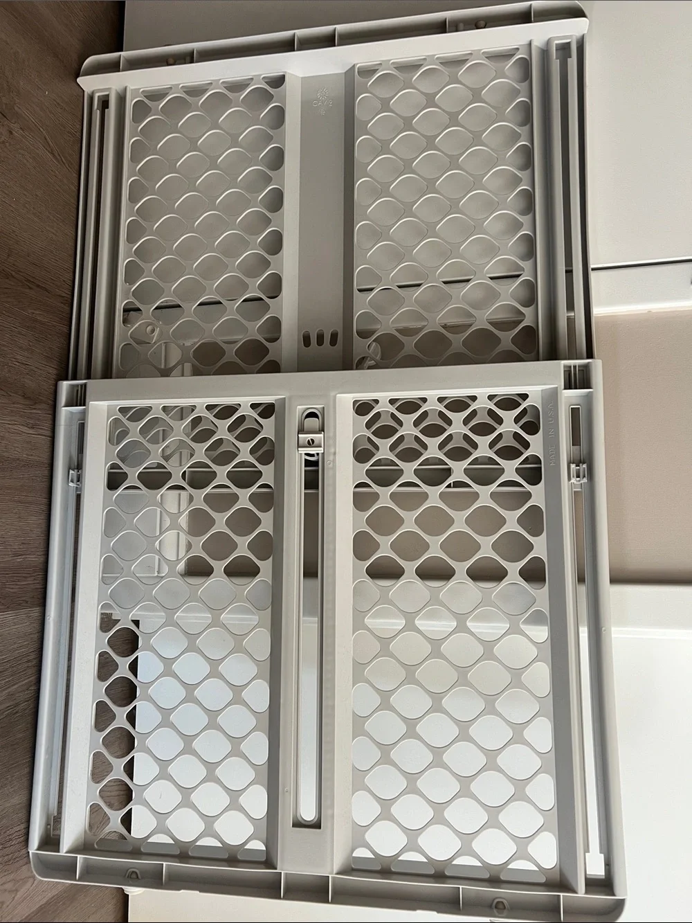 Expandable Safety Gate Panel - Light Gray